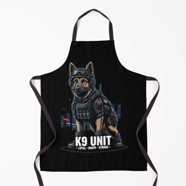 Item preview, Funny K9 German Shepherd Cartoon Dog Illustration designed and sold by Uglyandcute.