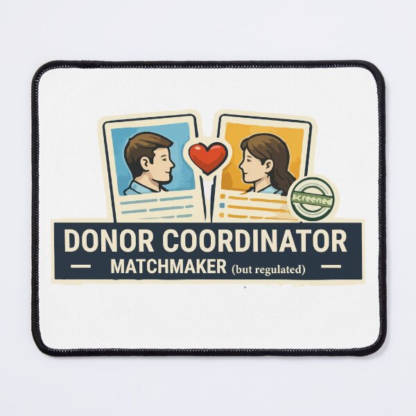 Item preview, Donor Coordinator Matchmaker (But Regulated) – Screening Squad Gift designed and sold by BeetleDots.