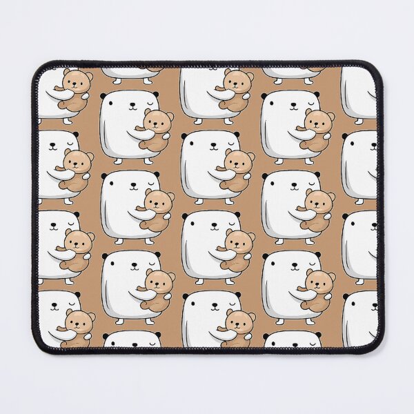 Item preview, Polar bear holding a teddy bear - cute animal art designed and sold by snoWorkshop.