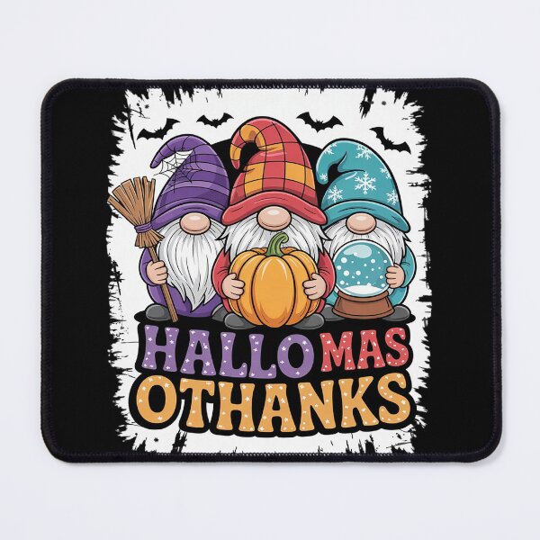 Item preview, Halloween Thanksgiving Christmas Happy HalloThanksMas Gnomes0 designed and sold by InspiredFoul.
