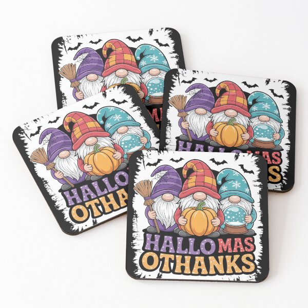 Item preview, Halloween Thanksgiving Christmas Happy HalloThanksMas Gnomes0  designed and sold by InspiredFoul.