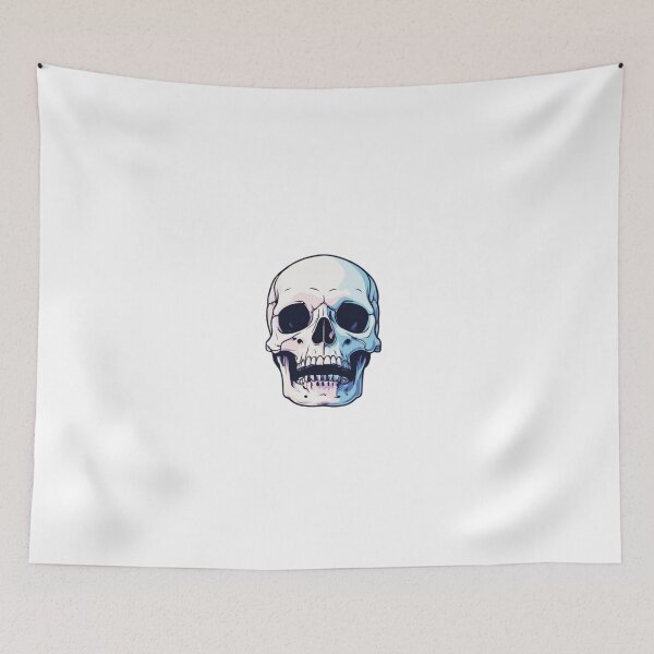 Item preview, Cold Blue Skull Illustration designed and sold by RED-MOUSE.