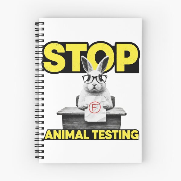 Item preview, Stop Animal Testing, PETA, stupid rabbit, animal rights, funnyfits70, Humor, Funny, retro, vintages, funny quotes, animal humor, designed and sold by FunnyFits70.