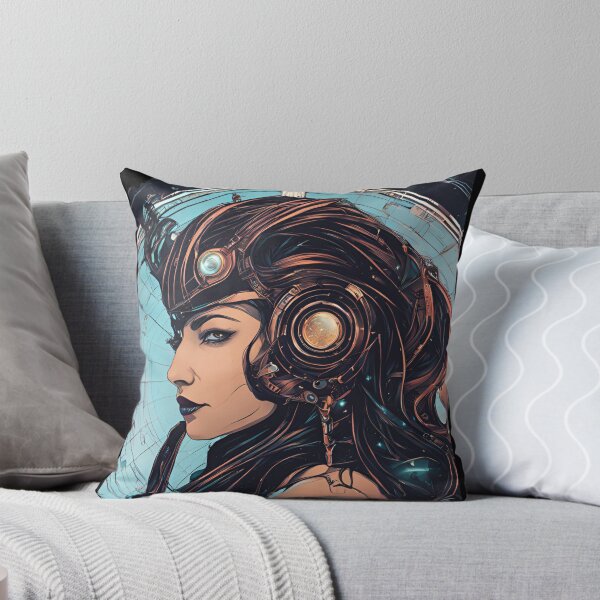 Item preview, Cyborg girl listening to music 9 designed and sold by Neon G.