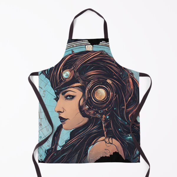 Item preview, Cyborg girl listening to music 9 designed and sold by Neon G.