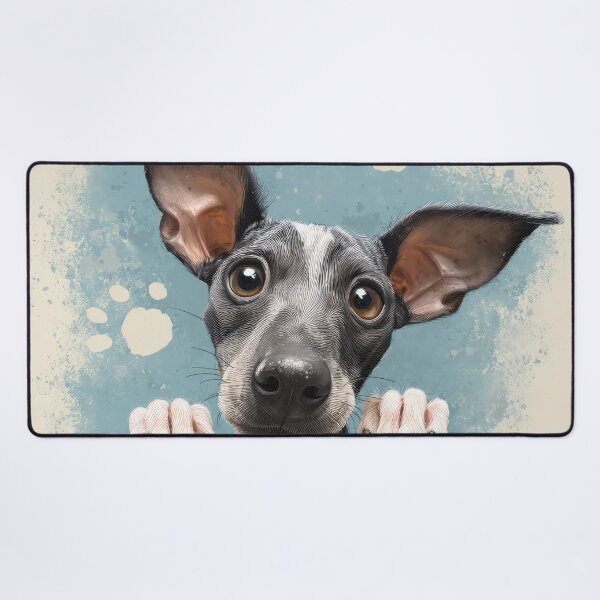 Item preview, Coated American Hairless Terrier 01 designed and sold by Elisabeth Lucas.
