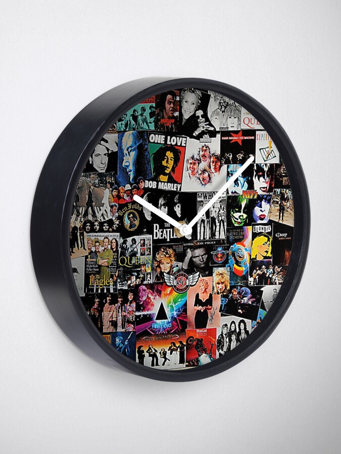 Alternate view of Rock Collage Clock