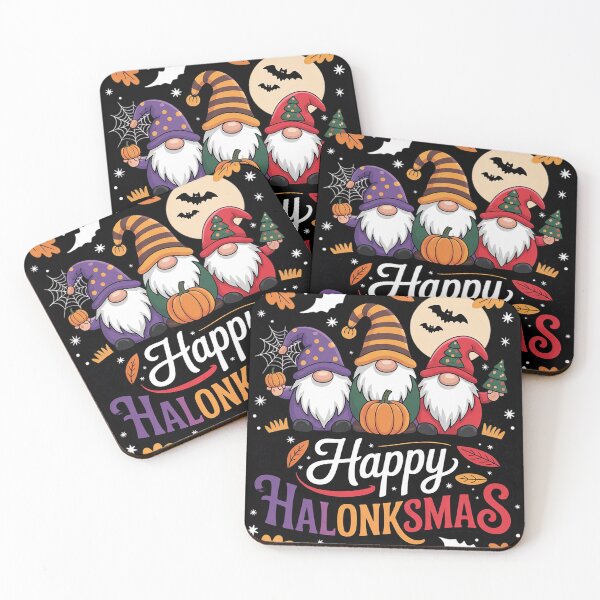 Item preview, Halloween Thanksgiving Christmas Happy HalloThanksMas Gnomes01  designed and sold by InspiredFoul.