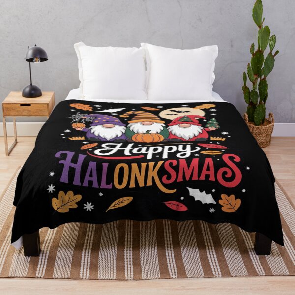 Item preview, Halloween Thanksgiving Christmas Happy HalloThanksMas Gnomes01 designed and sold by InspiredFoul.