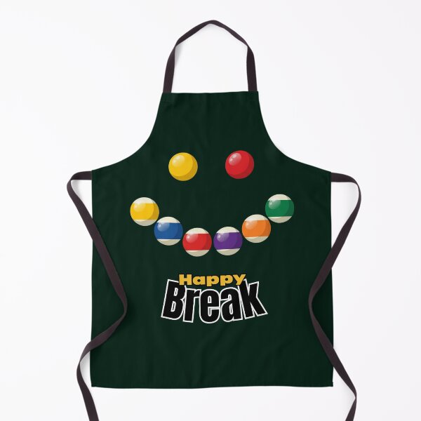 Item preview, Happy Break – Smiley Billiard Balls Pool Table Design designed and sold by Majnon8bp.