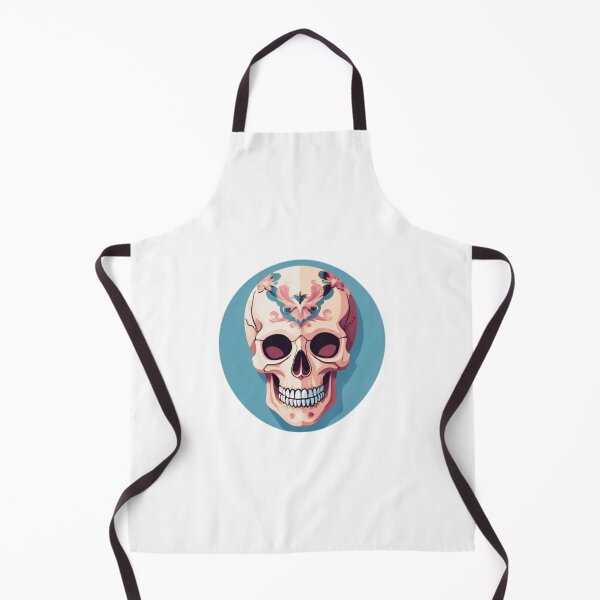Item preview, Ornamental Pastel Skull Badge designed and sold by RED-MOUSE.