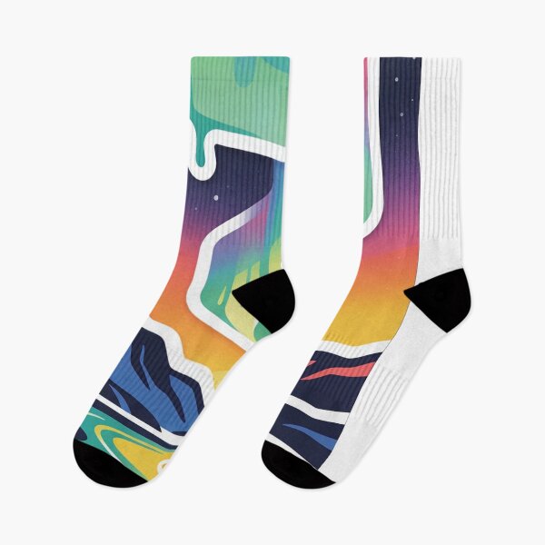 Item preview, Psychedelic Northern Lights Aesthetic | Vibrant Aurora Borealis Melting Gradient Art designed and sold by Cherrydora.