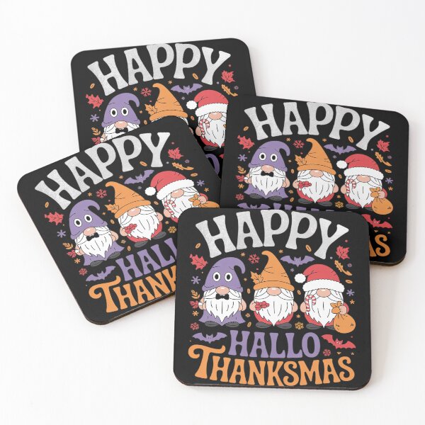 Item preview, Halloween Thanksgiving Christmas Happy HalloThanksMas Gnomes1  designed and sold by InspiredFoul.