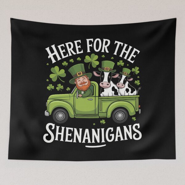 Item preview, Shenanigans Leprechaun Cow St Patrick_s Day designed and sold by lilensgavadur.
