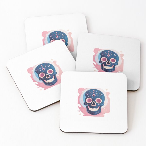 Item preview, Dreamy Cosmic Skull Illustration designed and sold by RED-MOUSE.