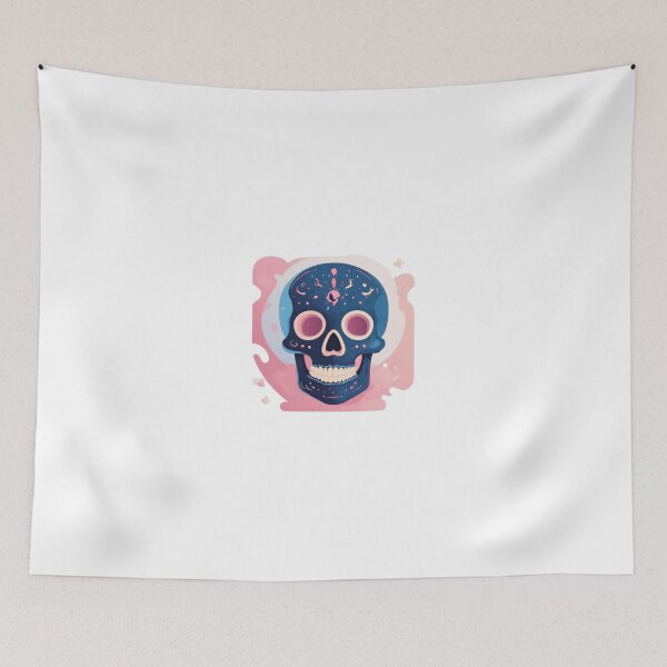 Item preview, Dreamy Cosmic Skull Illustration designed and sold by RED-MOUSE.