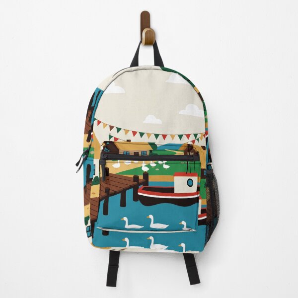 Item preview, Lake near a small village designed and sold by Design4uStudio.