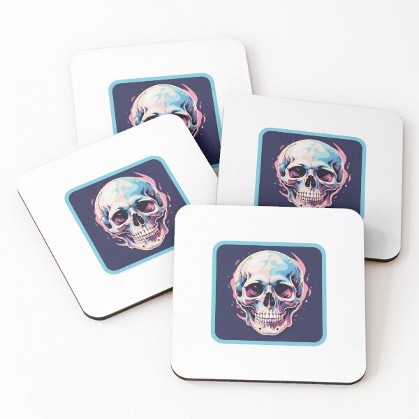 Item preview, Neon Pastel Skull Icon designed and sold by RED-MOUSE.