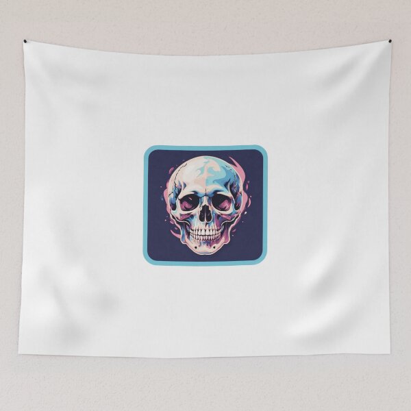 Item preview, Neon Pastel Skull Icon designed and sold by RED-MOUSE.