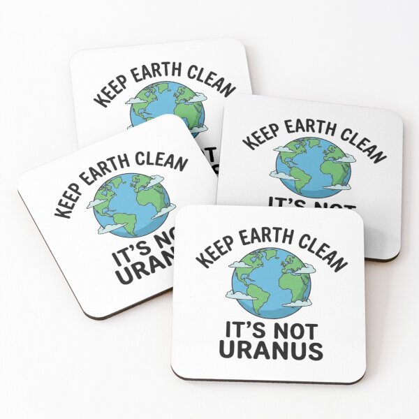 Item preview, Keep Earth Clean, it’s not Uranus, Earth Day, climate change, funnyfits70, Humor, Funny, retro, vintages, funny quotes, animal humor, designed and sold by FunnyFits70.