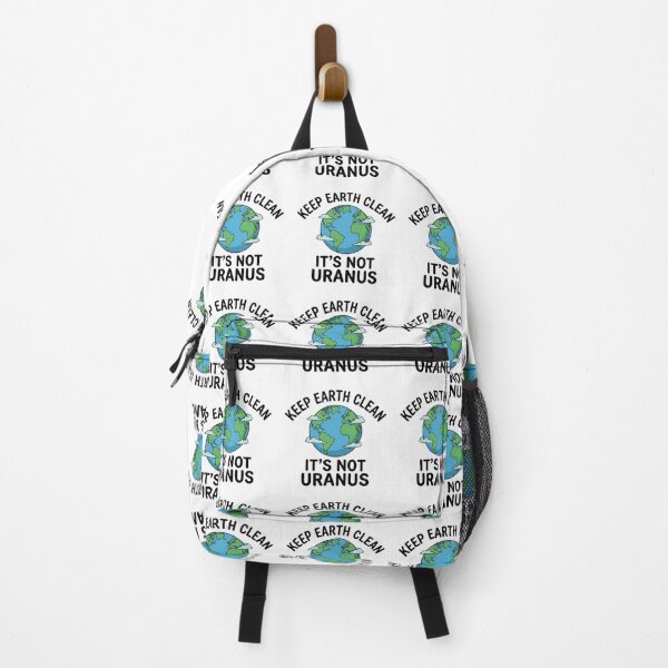 Item preview, Keep Earth Clean, it’s not Uranus, Earth Day, climate change, funnyfits70, Humor, Funny, retro, vintages, funny quotes, animal humor, designed and sold by FunnyFits70.