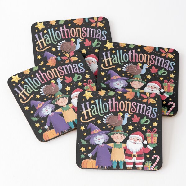 Item preview, Halloween Thanksgiving Christmas Happy HalloThanksMas Gnomes2  designed and sold by InspiredFoul.