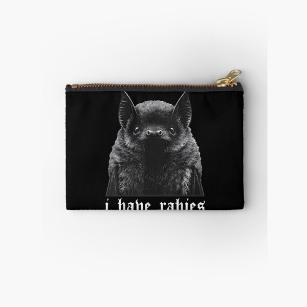 Item preview, Cute Bat Saying I Hate Rabies Dark Humor Illustration designed and sold by TiaraHans.