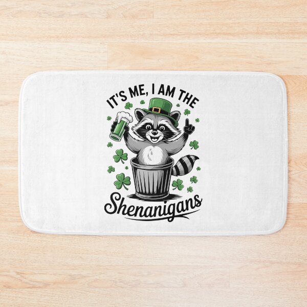 Item preview, Shenanigans St Patrick_s Day Funny Raccoon designed and sold by lilensgavadur.
