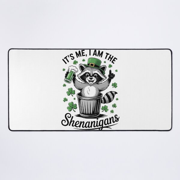 Item preview, Shenanigans St Patrick_s Day Funny Raccoon designed and sold by lilensgavadur.