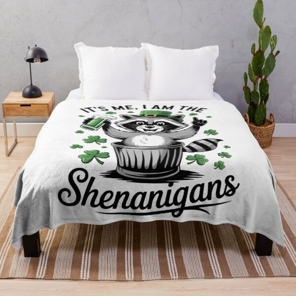 Item preview, Shenanigans St Patrick_s Day Funny Raccoon designed and sold by lilensgavadur.