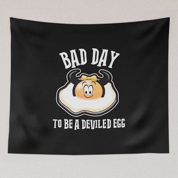 Item preview, Bad Day To Be A Deviled Egg designed and sold by Sartoris Art.