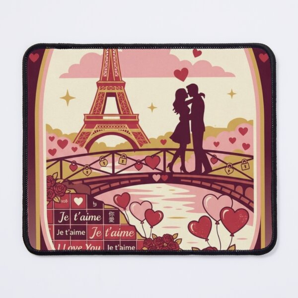 Item preview, JE T'AIME PARIS - romantic French phrase designed and sold by buycostarica.