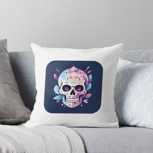 Item preview, Pastel Floral Skull Icon designed and sold by RED-MOUSE.