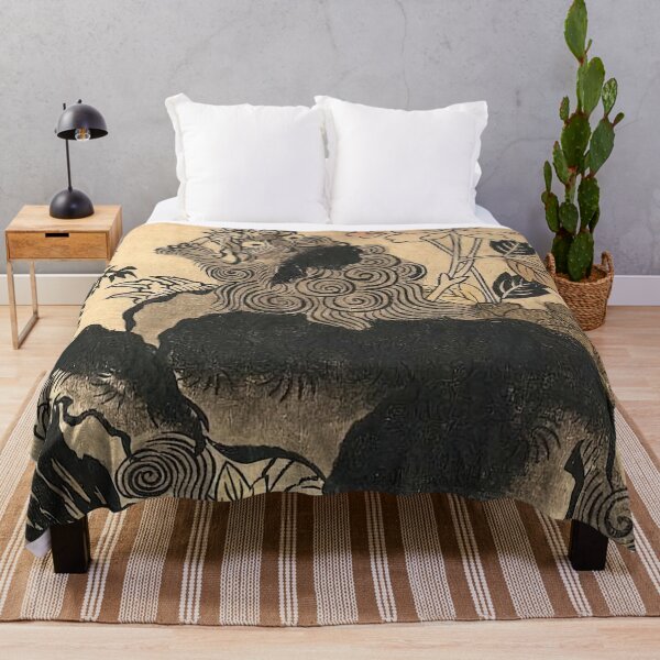 Item preview, Lion Among Peonies and Butterflies designed and sold by RickE.