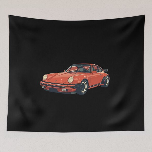 Item preview, Porsch 911 Turbo S inspired Design Vintage racing poster style, dynamic motion lines 17 designed and sold by Neon G.