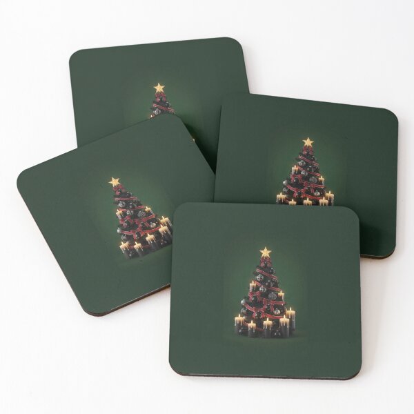 Item preview, Gothic Christmas Tree Candles | Dark Xmas Alternative Holiday designed and sold by Gothic Han.