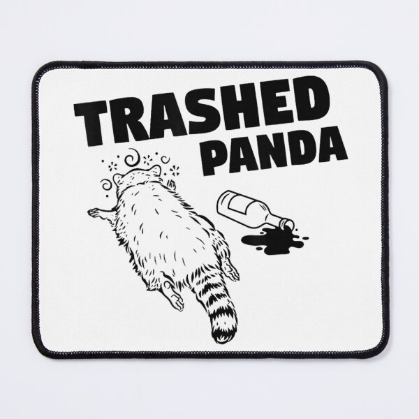 Item preview, Trashed Panda Chaotic Dark Humor Animal Illustration Design designed and sold by TiaraHans.