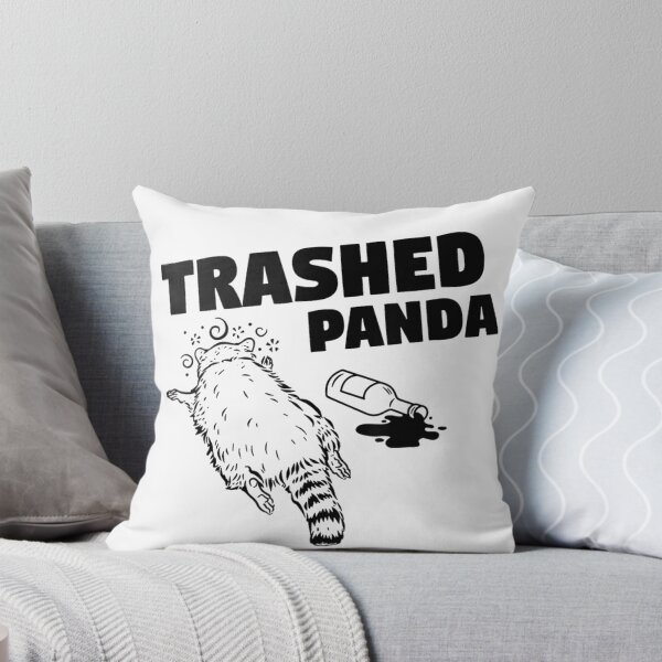 Item preview, Trashed Panda Chaotic Dark Humor Animal Illustration Design designed and sold by TiaraHans.