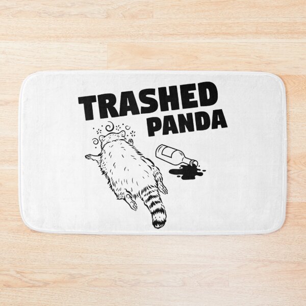 Item preview, Trashed Panda Chaotic Dark Humor Animal Illustration Design designed and sold by TiaraHans.