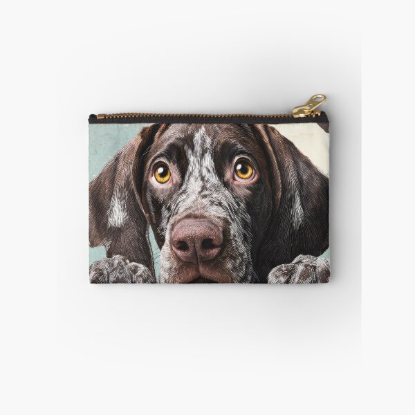 Item preview, French Pointer Peeking over Wall 01 designed and sold by Elisabeth Lucas.