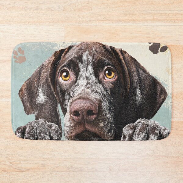 Item preview, French Pointer Peeking over Wall 01 designed and sold by Elisabeth Lucas.