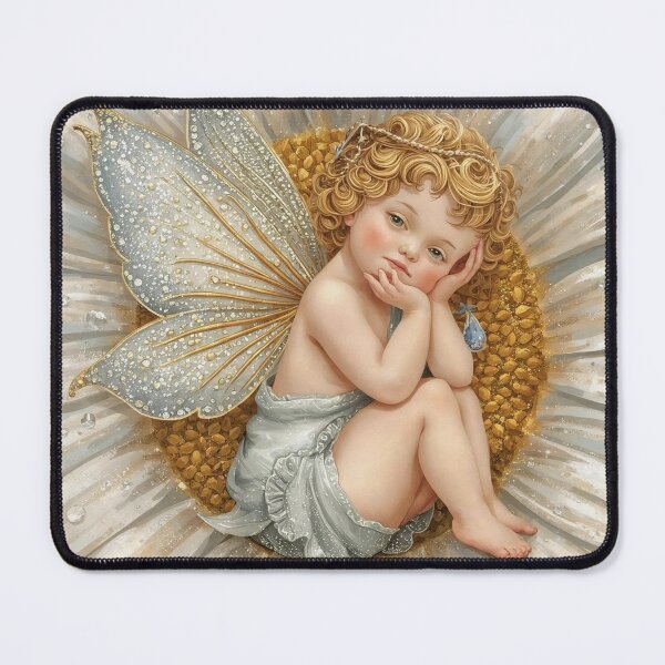 Item preview, Dewdrop Fairy Angel – Fresh Cottagecore Fantasy designed and sold by Deezyned.