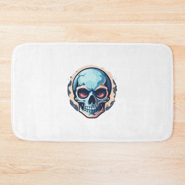 Item preview, Bold Blue Skull Emblem designed and sold by RED-MOUSE.