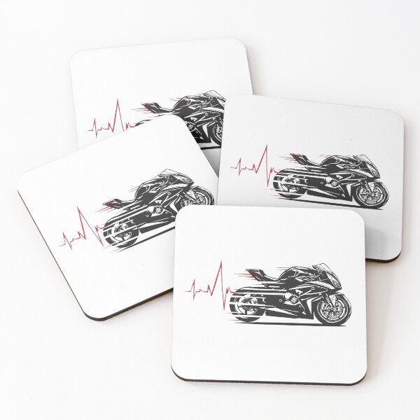 Item preview, Heartbeat of a Rider- Motorcycle Passion Design designed and sold by TwoWheels-sklep.