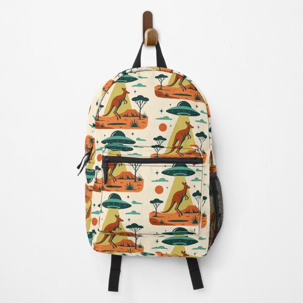 Item preview, Mid-century Modern Kangaroo Being Abducted by Aliens designed and sold by Ghost on Toast.