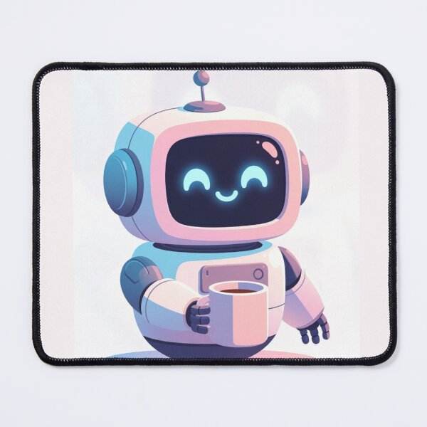 Item preview, Emotionally Tired Robot Aesthetic Art designed and sold by DRstore95.