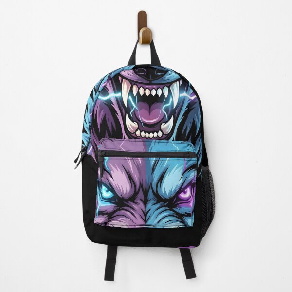 Item preview, Cyber Wolf Neon Futuristic Art designed and sold by SoulenCify.