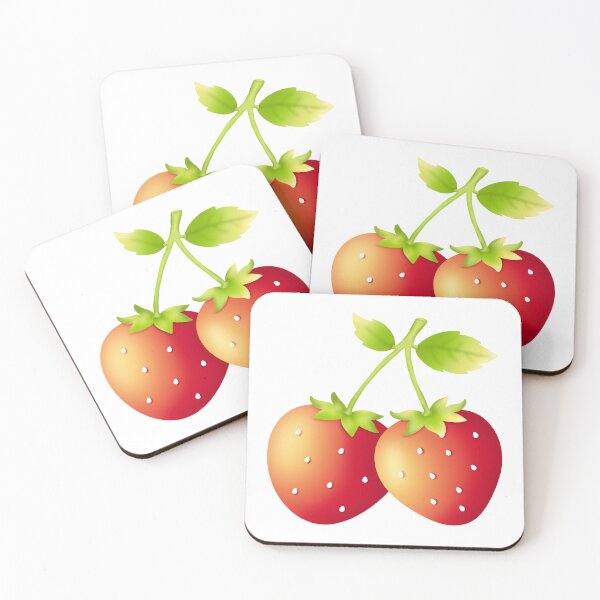 Item preview, Strawberry Shapes Collection PNG designed and sold by KJackArtwork.