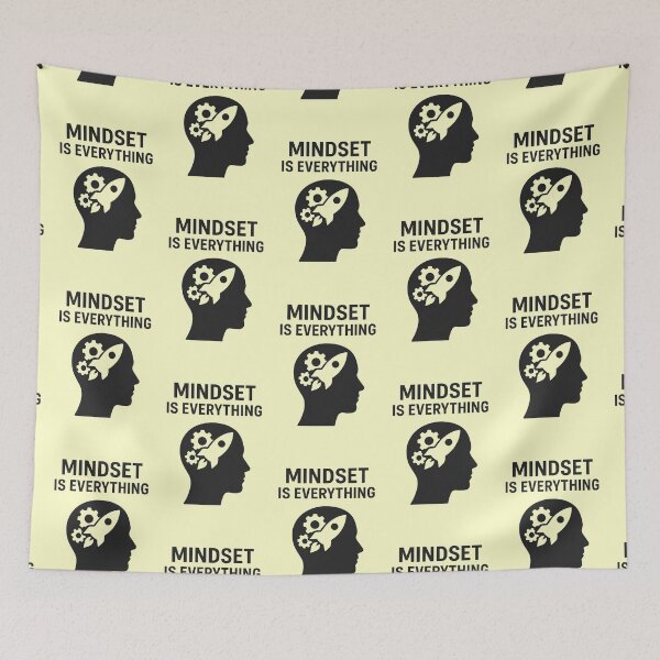 Item preview, MINDSET IS EVERYTHING designed and sold by TheWonkyEaselCo.