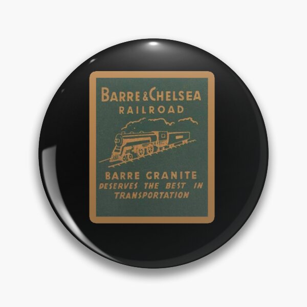 Item preview, Vintage Barre and Chelsea Railroad - Barre Granite Route - Vermont designed and sold by QuayTradingCo.